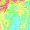 Bean Creek topographic map, elevation, terrain