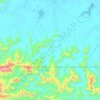 Frieda River topographic map, elevation, terrain