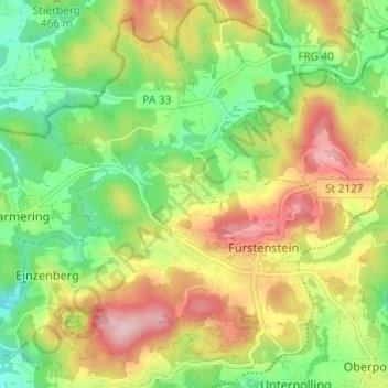 Reuth topographic map, elevation, terrain