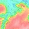 Hignières topographic map, elevation, terrain
