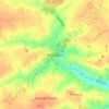 Debenham topographic map, elevation, terrain