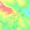 Donoughmore topographic map, elevation, terrain