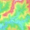 Chabrières topographic map, elevation, terrain