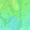 Muce topographic map, elevation, terrain