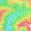 Höfl-Zachhof topographic map, elevation, terrain