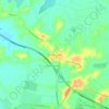 Horsham Downs topographic map, elevation, terrain