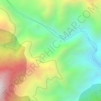 Granada topographic map, elevation, terrain