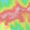 Mandala topographic map, elevation, terrain