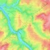 Le Panaud topographic map, elevation, terrain