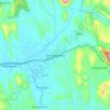 Rambukkana topographic map, elevation, terrain