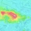 Kościuszko Mound topographic map, elevation, terrain