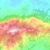 Προφήτης Ηλίας topographic map, elevation, terrain