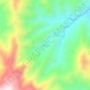 Mollkuqe topographic map, elevation, terrain