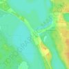Candle Lake topographic map, elevation, terrain