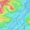 Wo Liu Hang Village topographic map, elevation, terrain