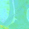 La Restinga topographic map, elevation, terrain