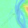 Buey Muerto topographic map, elevation, terrain