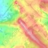 Les Minières topographic map, elevation, terrain