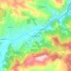 Kalavryta topographic map, elevation, terrain