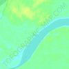 Roya topographic map, elevation, terrain