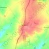 Waltham on the Wolds topographic map, elevation, terrain