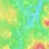 Chepachet topographic map, elevation, terrain