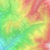 Les Avants topographic map, elevation, terrain