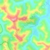 Cojocna topographic map, elevation, terrain