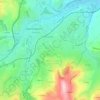 La Croix Berthaud topographic map, elevation, terrain