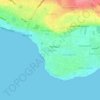 Enterprise topographic map, elevation, terrain