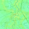 Ang Thong topographic map, elevation, terrain