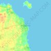 Donaghadee topographic map, elevation, terrain