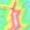 Mount Cook topographic map, elevation, terrain