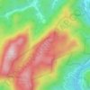 Spring Mountain topographic map, elevation, terrain