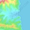 Pietra-Tonda topographic map, elevation, terrain