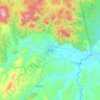 Dongning topographic map, elevation, terrain