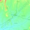 Dhariawad topographic map, elevation, terrain