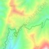 Porcuya topographic map, elevation, terrain