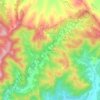 Melosilla topographic map, elevation, terrain