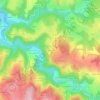 Les Chaux topographic map, elevation, terrain