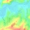 Le Buhey topographic map, elevation, terrain