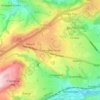 Salendine Nook topographic map, elevation, terrain