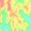 Berrysville topographic map, elevation, terrain