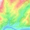 Travanca topographic map, elevation, terrain
