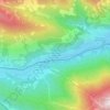 Untervierschach topographic map, elevation, terrain
