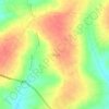 Kholera topographic map, elevation, terrain
