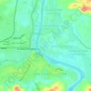 Kampung Sayong Lembah topographic map, elevation, terrain