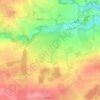 Molesden topographic map, elevation, terrain