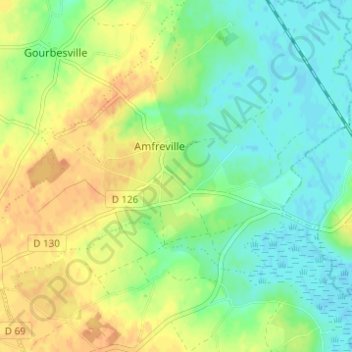 Les Cardets topographic map, elevation, terrain