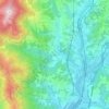 Geo topographic map, elevation, terrain